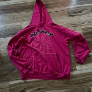Boohoo Bold Pink Hoodie